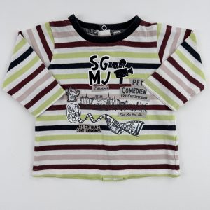 Tee-shirt manches longues rayé - Sergent Major - 6 mois (67 cm)