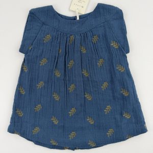 Robe doublée en gaze de coton brodée – Natalys – 6 mois (68 cm)