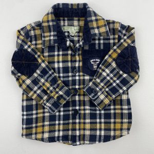 Chemise à carreaux – Mes Petits Cailloux - 3 mois (62 cm)