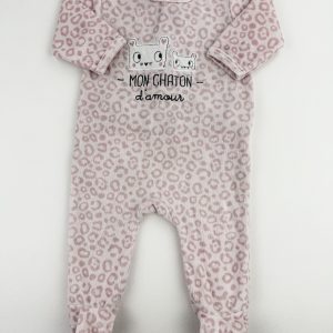 Pyjama imprimé léopard – Gémo – 3 mois