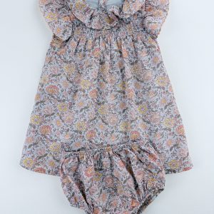 Robe fleurie avec bloomer – Kiabi – 24 mois (86 cm)