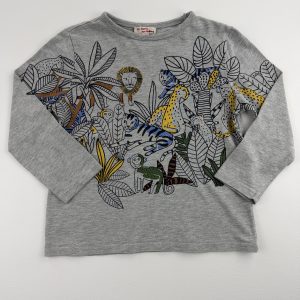 Tee-shirt manches longues imprimé jungle – Du Pareil au Même – 6 ans (116 cm)
