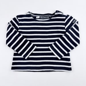 Tee-shirt manches longues marinière– Hublot – 4 ans