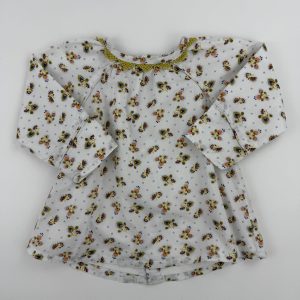 Blouse imprimée à col festonné – Kitchoun – 12 mois (74 cm)