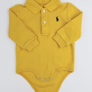 Body polo jaune – Ralph Lauren – 9 mois