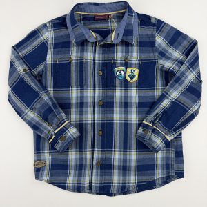 Chemise à carreaux bleu marine – Sergent Major – 5 ans (110 cm)