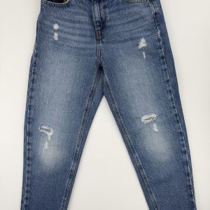 Jean MOM bleu délavé – Kiabi – 7 ans (120/125 cm)