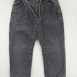 Pantalon velours gris – Obaïbi – 18 mois (80 cm)