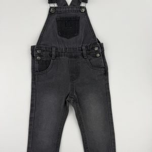 Salopette en jean gris – Lulu Castagnette – 24 mois