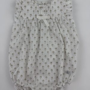 Barboteuse fleurie – Petit Bateau – 3 mois (60 cm)