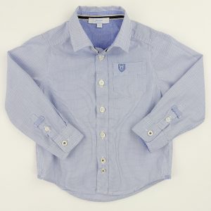 Chemise à carreaux bleu et blanc – Jacadi – 2 ans
