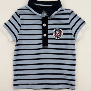 Haut style polo rayé – Terre de Marins – 86 cm (2 ans)