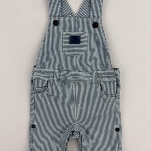 Salopette rayée bleu et blanc – Obaïbi – 3 mois (59 cm)