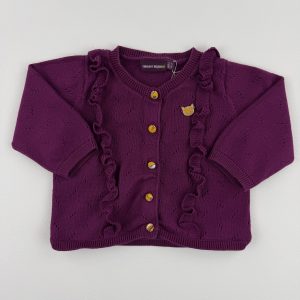Gilet maille violet – Sergent Major – 3 mois (59 cm)