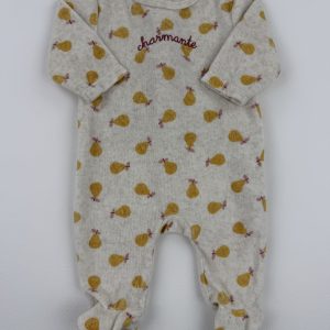 Pyjama velours – Gémo – 1 mois