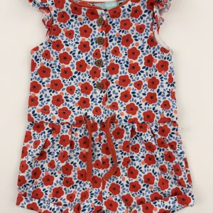 Combinaison short fleurie – Obaïbi – 3 mois (59 cm)