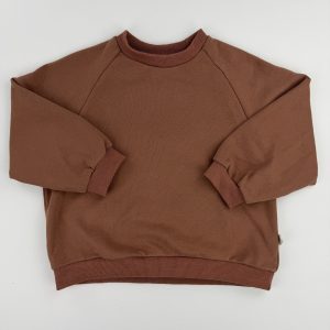 Sweat terracotta – Gamin Gamine – 5/6 ans