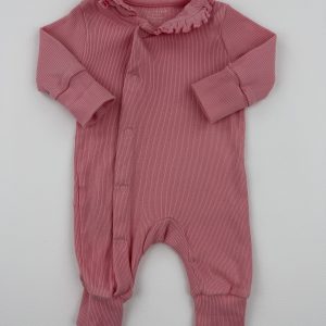 Pyjama sans pieds rose côtelé – Primark – 3,4kg (naissance)
