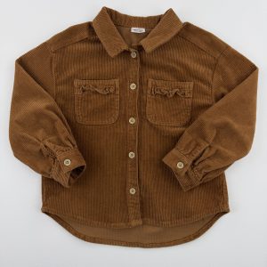 Chemise / surchemise en velours côtelé camel – Tape à l’œil – 6 ans (116 cm)