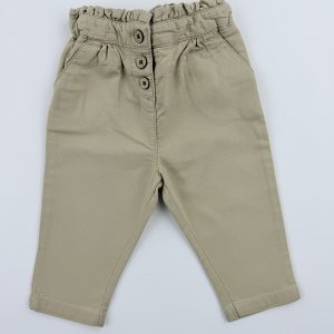 Pantalon beige taille volantée – Orchestra – 6 mois (67 cm)