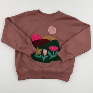 Sweat paysage fleuri – Monoprix – 6 ans