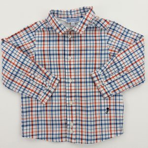 Chemise à carreaux rouge et bleu – Jacadi – 18 mois (81 cm)