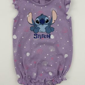 Barboteuse violette Stitch – Disney Baby – 3 mois