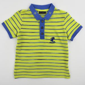 Polo rayé jaune et bleu – Sergent Major – 5 ans