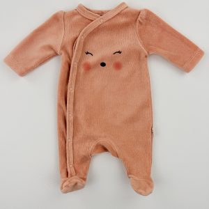 Pyjama velours – P’tit Bisou – Naissance (46 cm)