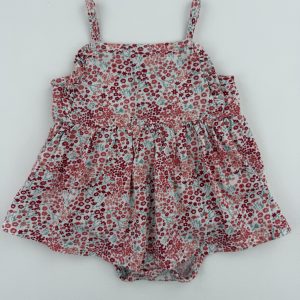 Robe-body fleurie – Kiabi – 6 mois (67 cm)