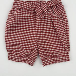 Short vichy rouge – Bout’chou – 6 mois