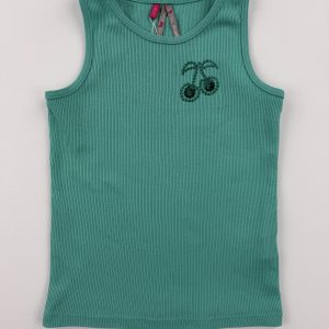 Débardeur vert côtelé – Orchestra – 4 ans (104 cm)