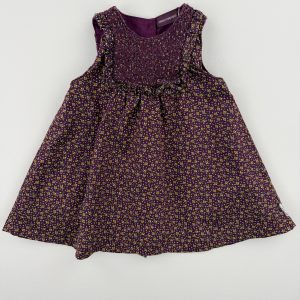 Robe fleurie prune – Sergent Major – 6 mois (68 cm)