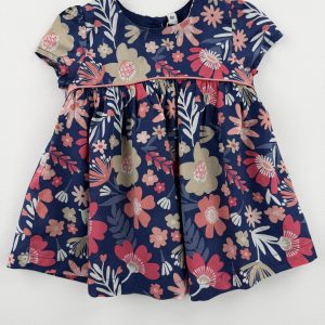 Robe fleurie doublée – 6 mois