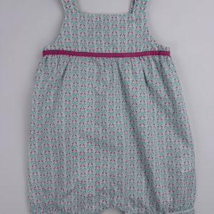 Combishort imprimé graphique pastel – Obaïbi – 6 mois (68 cm)
