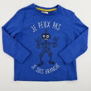 Tee-shirt manches longues robot – DPAM – 6 ans / 116 cm