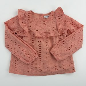 Blouse brodée anglaise doublée – Vertbaudet – 6 ans (116 cm)