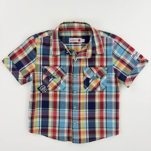 Chemise à carreaux multicolores – Boboli – 2 ans (92 cm)