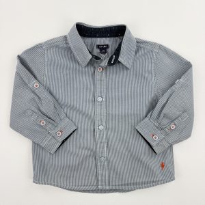 Chemise rayée grise – Kiabi – 24 mois (83/89 cm)