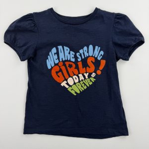 Tee-shirt bleu marine à manches courtes – Monoprix – 6 ans