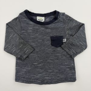 Tee-shirt rayé manches longues – Tape à l’œil – 3 mois (59 cm)