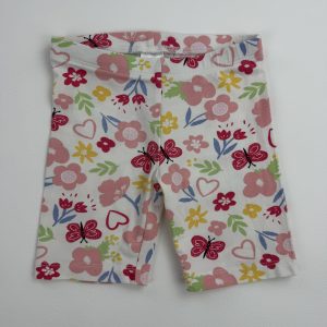 Short legging fleuri – C&A – 4 ans (104 cm)