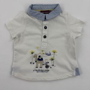 Tee-shirt col polo – Sergent Major – 3 mois (59 cm)