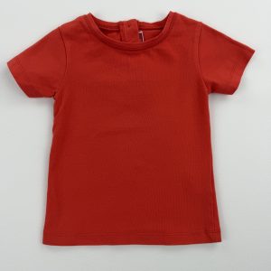 Tee-shirt manches courtes rouge – DPAM – 12 mois (74 cm)