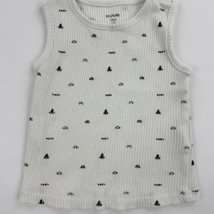 Débardeur côtelé imprimé marin – Kiabi – 9 mois (71 cm)