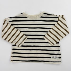 Tee-shirt marinière manches longues – Zara – 12/18 mois (86 cm)